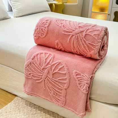 1 piece of a 3D butterfly milk fleece throw blanket that is suitable for various uses such as a flannel blanket, bed blanket, nap blanket, throw pillow blanket, sofa blanket, camping blanket, air conditioning blanket, office blanket. This versatile