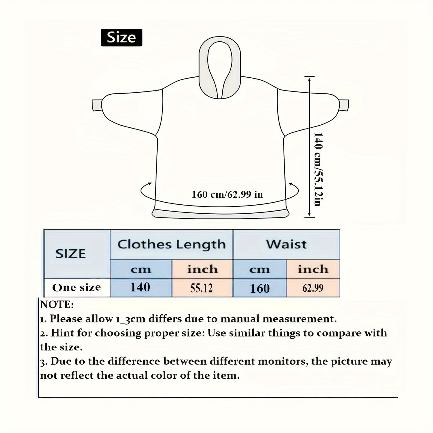 [Reliable] Super-Soft Oversized Hoodie Blanket - Extra-Long Wearable Sweatshirt with Large Pockets for Men and Women, Cozy Red Color