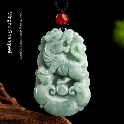 [Trendy Option] Embrace your Chinese zodiac with a gorgeous pendant made of natural stone. Pick from Rat, Ox, Tiger, Rabbit, Dragon, Snake, Horse, Sheep, Monkey, Chicken, Dog, or opt for a full set of Chinese zodiac pendants. Stay fashionable and stylish!