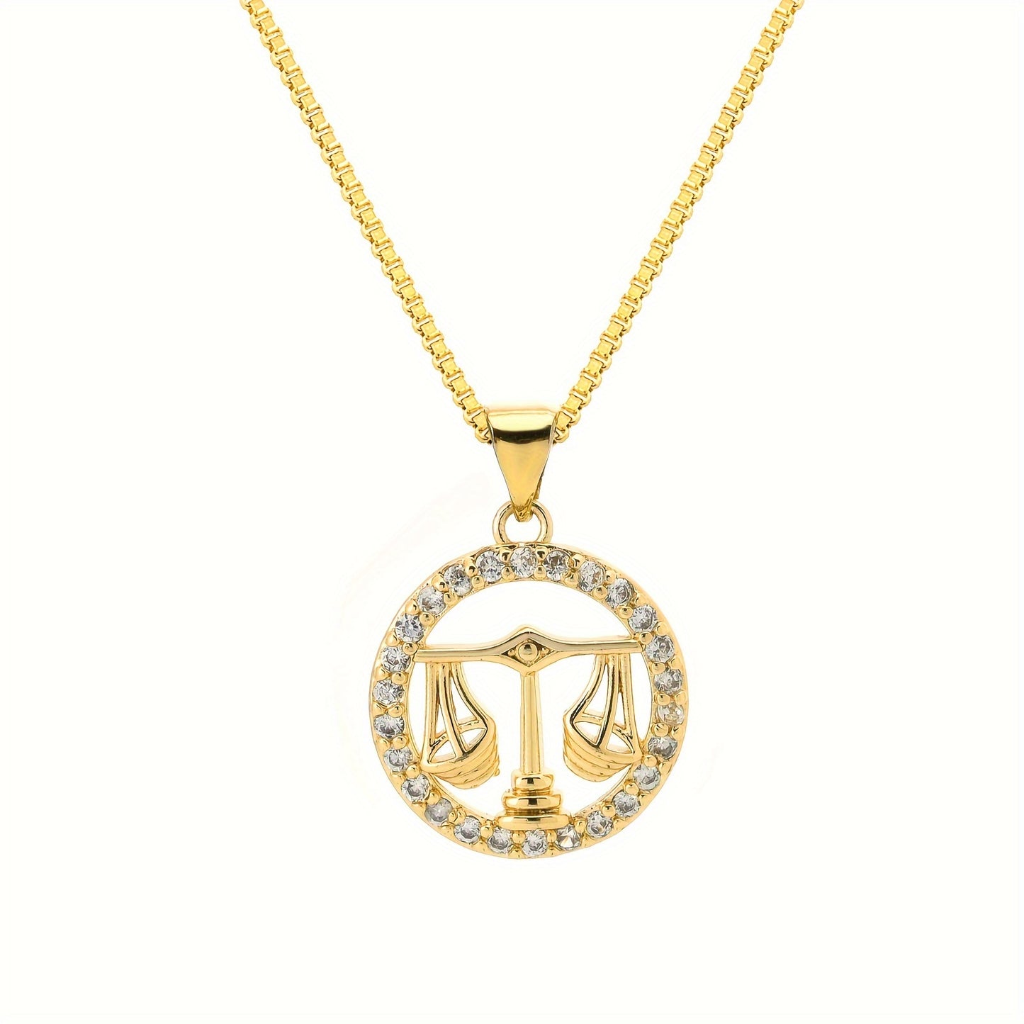 1 piece of 12 Constellations pendant, made of 18K gold-plated material. Featuring the twelve zodiac shapes in golden jewelry, this fashionable pendant necklace is perfect for men. An excellent choice for gifts, especially for Father's Day.