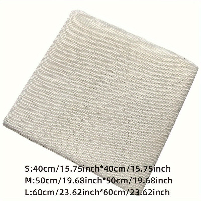 1 piece of a versatile anti-slip bed sheet and quilt pad - breathable, thin, and can be customized to fit any size bed.