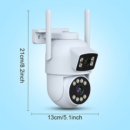 YIIYRY 1080p WiFi Smart Security Camera: Pan & Tilt, Night Vision, Two-Way Audio, Remote Viewing on Smartphone, USB Power, No Battery, SD Card Not Included - Indoor Home Monitoring System