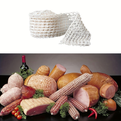 1 piece of 3-meter polyester meat net roll - a tool used for non-food contact sausage packaging for ham, hot dogs, loose racks, and binding hooves.