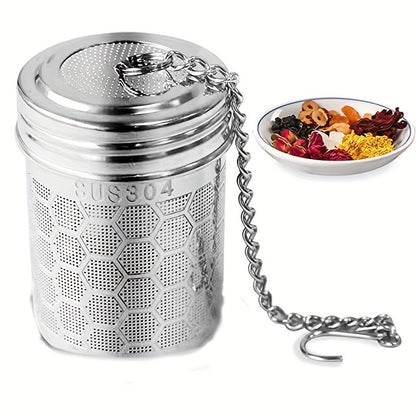 1 piece of Extra Fine Mesh Stainless Steel Tea Strainer for brewing loose tea and seasoning