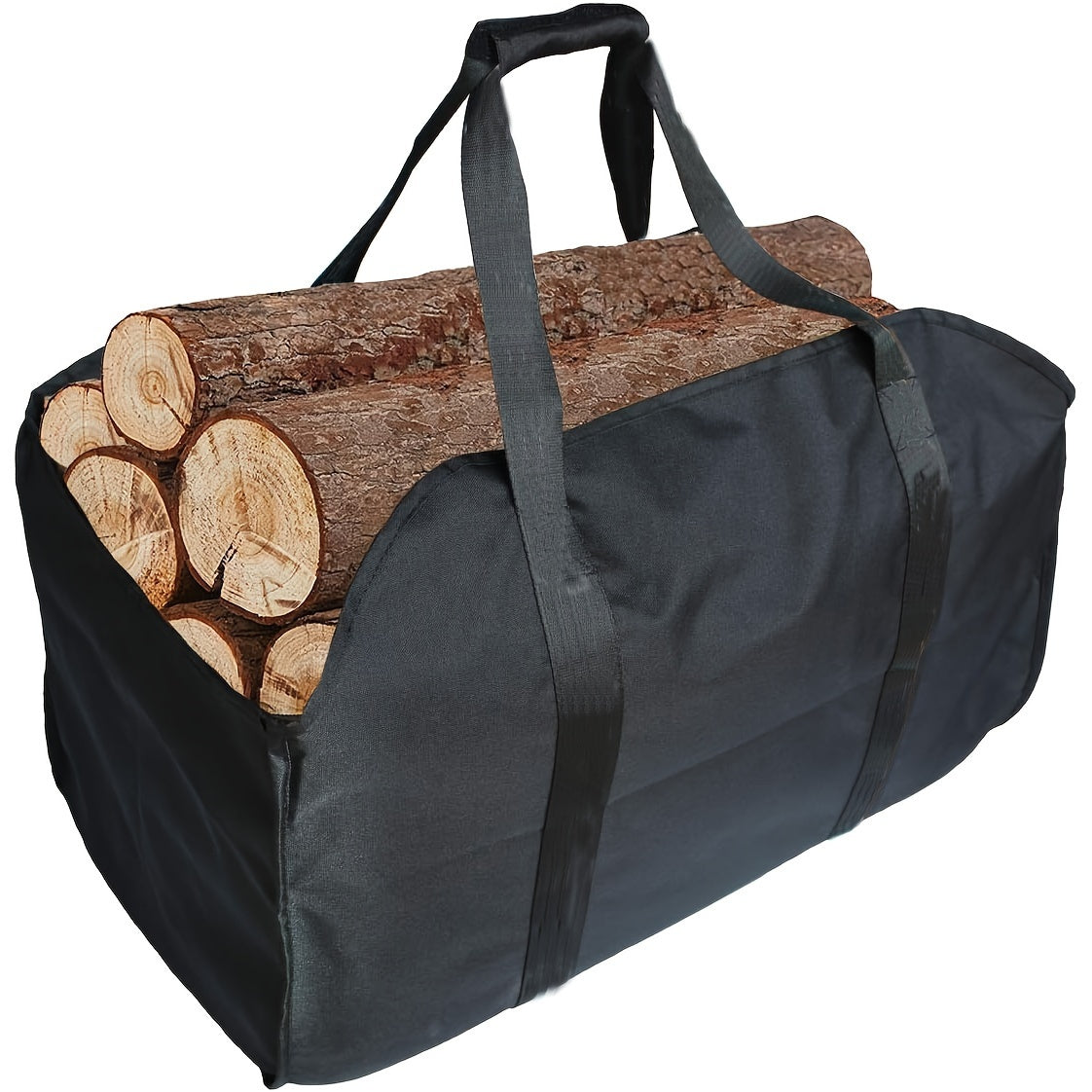 - Firewood Moving Tote Bag Set of 2, made from Canvas Material
- Features Extra Large and Durable design
- Ideal for use with Fireplace, Wood Stove, Firewood, Log, Camping, Landscaping