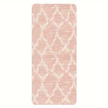 1 piece of a simple and irregular graphic pattern carpet, designed to be soft, non-slip, and dirt-resistant. Perfect for use as a floor mat in the living room, kitchen, or bathroom. This square mat weighs 480g and has a thickness of 1cm. Ideal for adding