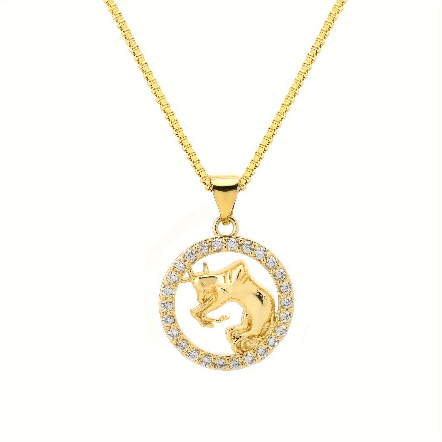 1 piece of 12 Constellations pendant, made of 18K gold-plated material. Featuring the twelve zodiac shapes in golden jewelry, this fashionable pendant necklace is perfect for men. An excellent choice for gifts, especially for Father's Day.