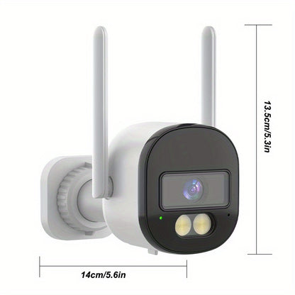 Simsiz tashqi WiFi kuzatuvi uchun jihozlangan, 1080P yuqori aniqlikdagi tungi ko'rish, harakatni aniqlash, ikki tomonlama aloqa imkoniyatlariga ega 1080 ta ko'p tomonlama xavfsizlik kameralarining 1 to'plami. Brend: QKH